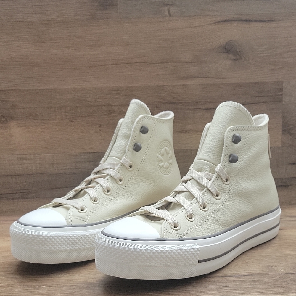 Converse Women's Off-White High-Top Sneakers